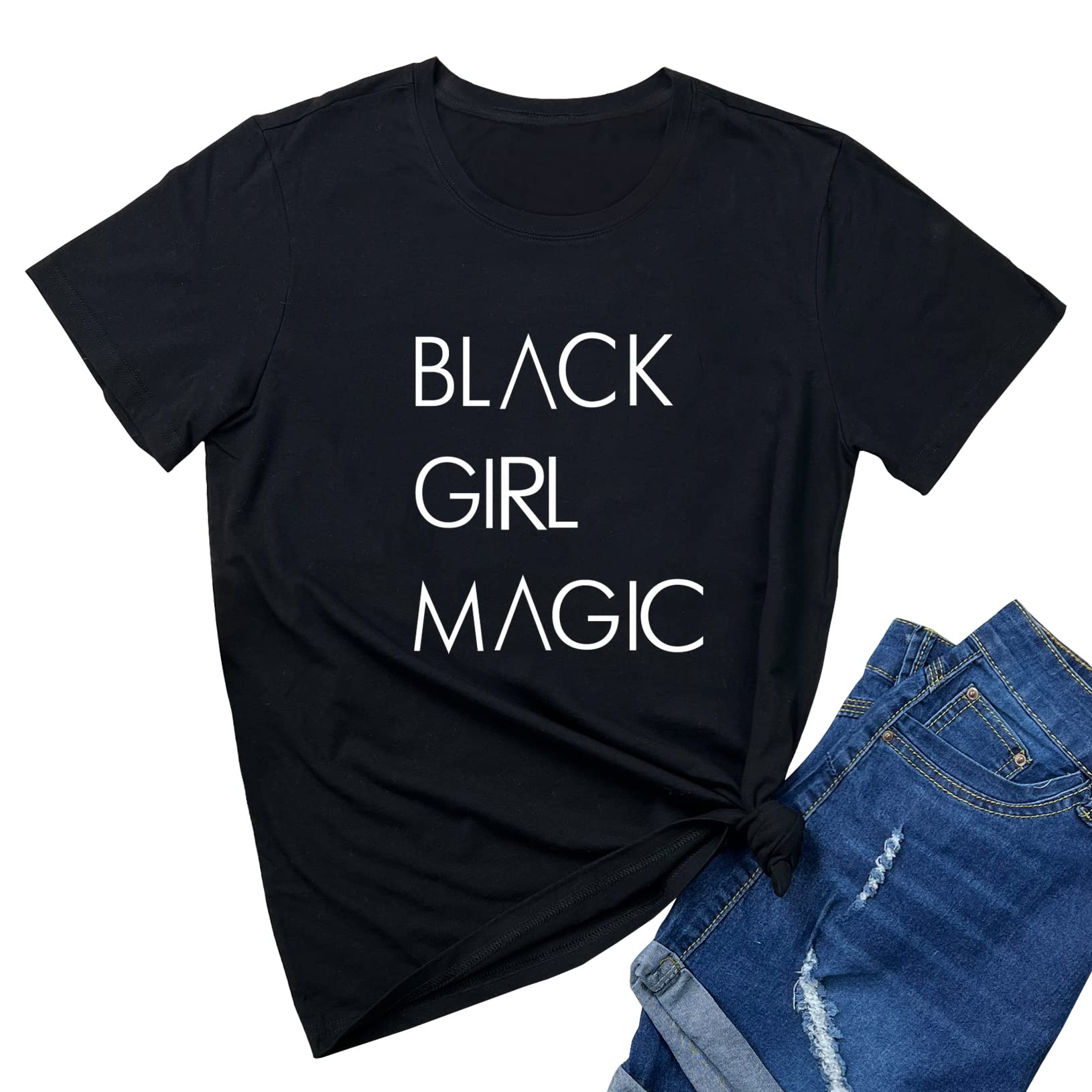 BLACKOOWomen Graphic T-Shirts Cute Tees Summer Tops