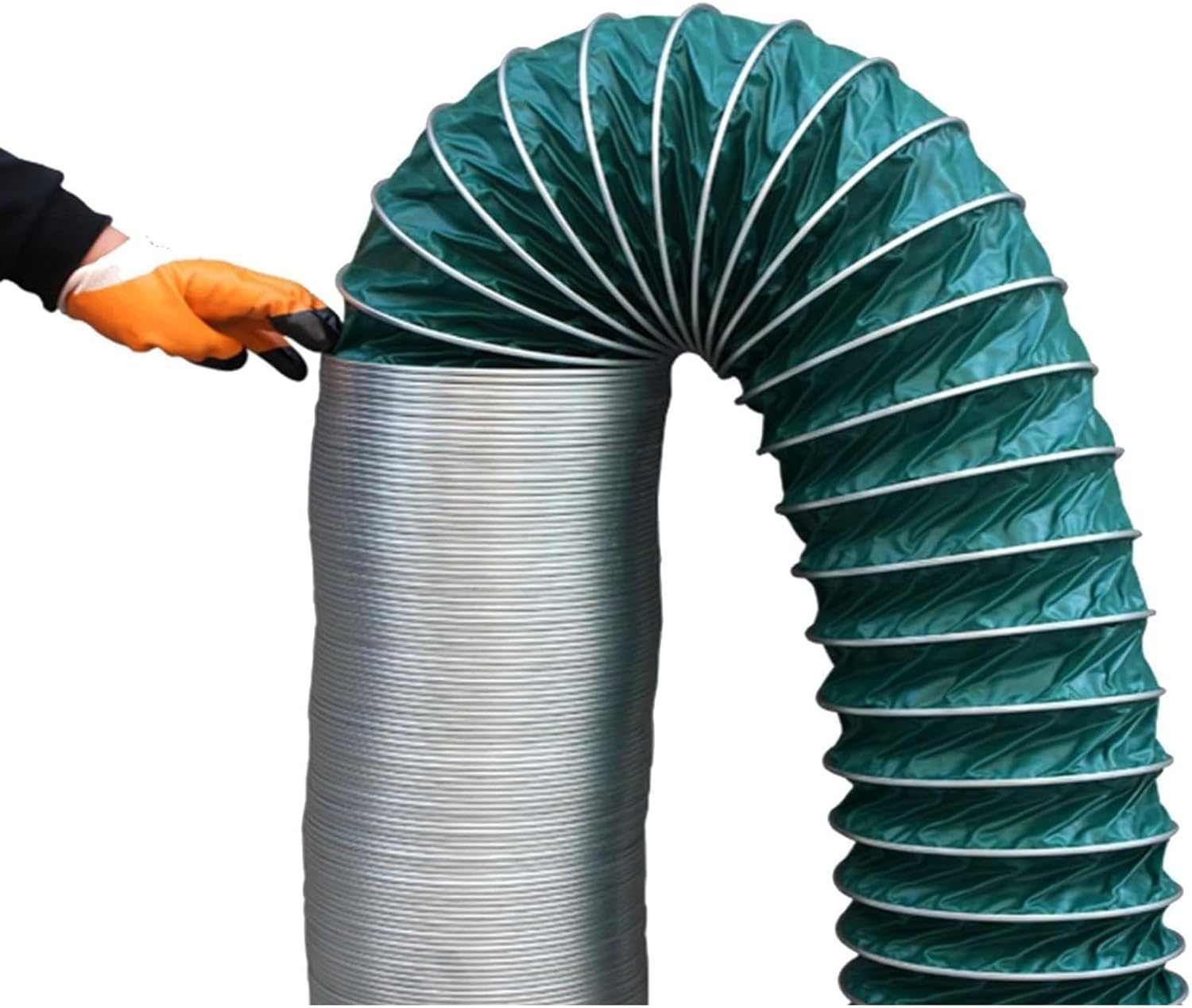 3m-9m Flexible Ducting Hose - Ventilation Hose Replacement - Cuttable HVAC Ducting for Indoor & Outdoor Use(L9m ID130mm)