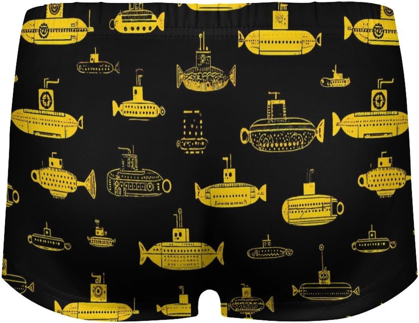 Submarine Pattern Funny Women's Boxer Briefs Breathable Underpants Trunks Stretch Underwear