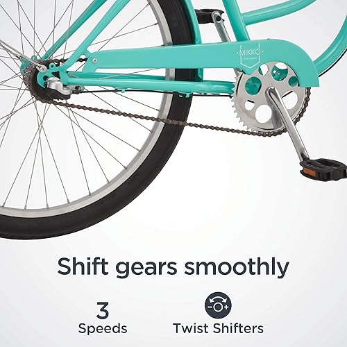 Miniatura 24 de Schwinn Mikko Adult Beach Cruiser Bike Azul marino