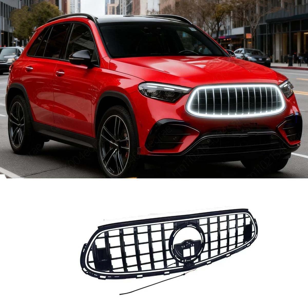 BXQDAM Front grille,Compatible with Mercedes-Benz GLC X254 W254 GLC300 2023-2025,Front grille parts