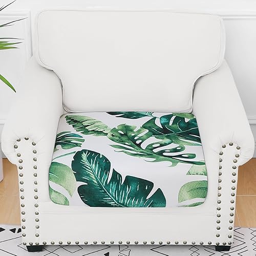 Miniatura 5 de smiry Fundas de cojín para sofá estampadas, fundas elásticas de cojín de repuesto, fundas de cojín antideslizantes para asiento de sofá, fundas de