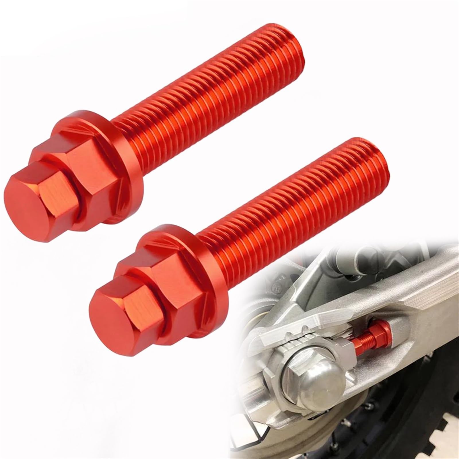 Boulon de tendeur de chaîne M10 anti usure pour bras oscillant GasGas