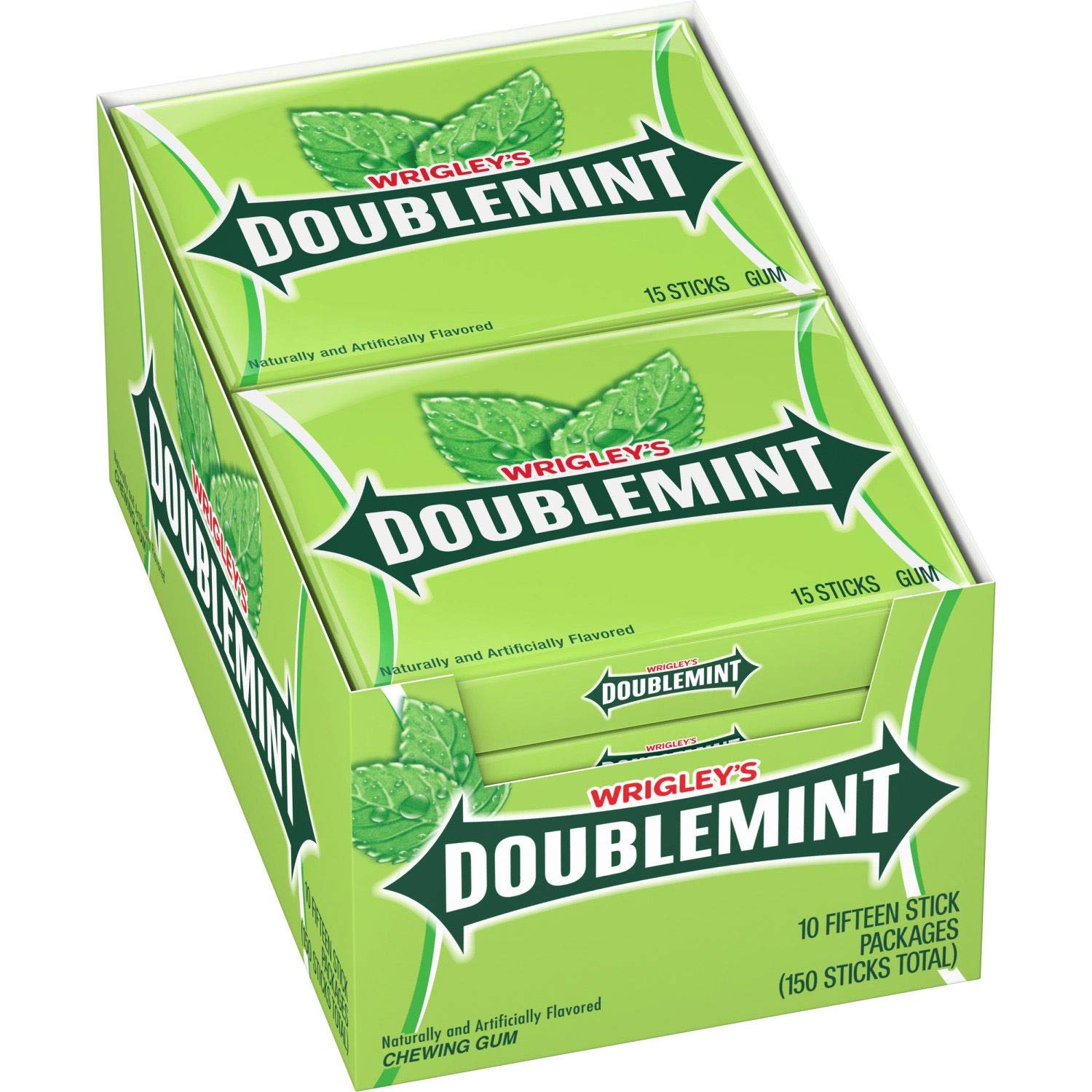 Wrigley's™ Doublemint® Gum - [2] 10 Ct. - 15 Stick Packs