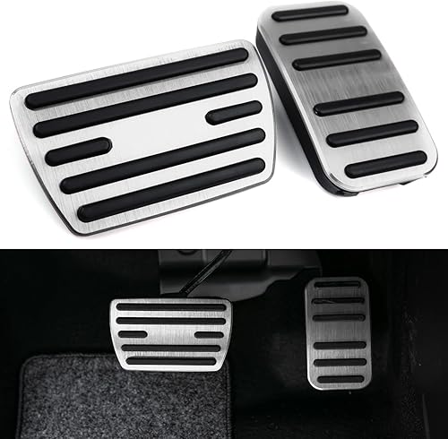CKE Compatible con Honda Civic CRV Odyssey Pilot Passport Ridgeline Insight Accesorios para pedales de coche deportivo, cubiertas de pedal de freno