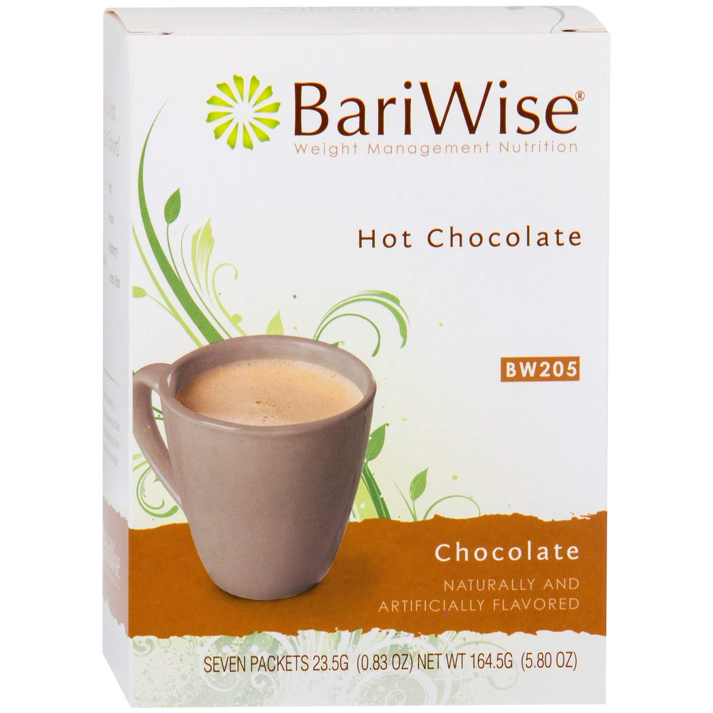 BariWise Protein Hot Chocolate, Hot Cocoa, Low Sugar, Low Carb, Keto Friendly & Gluten Free (7ct)