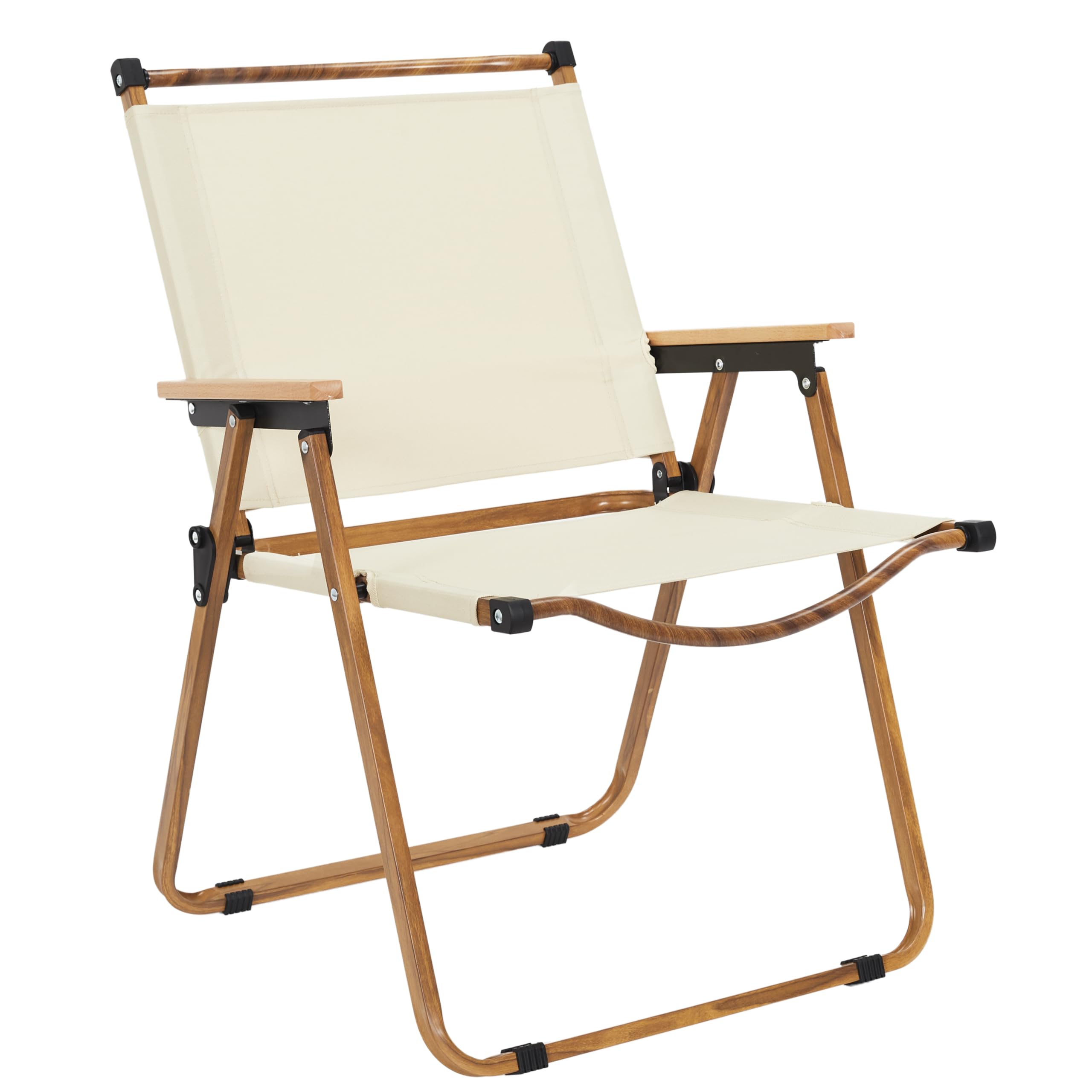 Chaise camping Mariposa déperlant beige - Fauteuil de camping pliable et mobilier d'extérieur