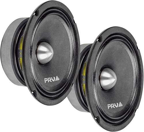 Miniatura 7 de PRV AUDIO 6.5 Pulgadas Altavoz de Rango Medio Bullet 6MR400-4 Bullet, 4 Ohmios 400 Vatios Altavoz de Audio para Coche de Alto Rendimiento de Alta