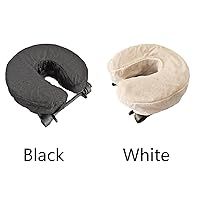 Vista 7 de ZMDREAM Paquete de 75 fundas desechables para reposacabezas de masaje, fundas para reposacabezas de cara, color negro