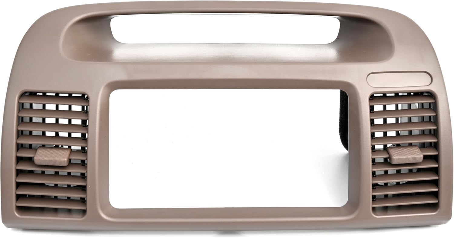 AC PERFORMANCE Air Condition Outlet Air Vent Center Dashboard Compatible for Toyota Camry 2003-2007, Beige Brown, Middle