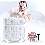 Bathtub Bath Pillow,Villsure Comfort Bath Pillows for Tub,Luxurious Bath Tub Spa Pillow for Neck Back Support Headrest, Soft 