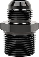 Vista 34 de EVIL ENERGY 4AN macho Flare a 1/8 "NPT adaptador de montaje de tubería de aluminio recto negro