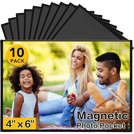 YixangDD Magnetic Frames for Refrigerator 4x6Inch, Pack of 10