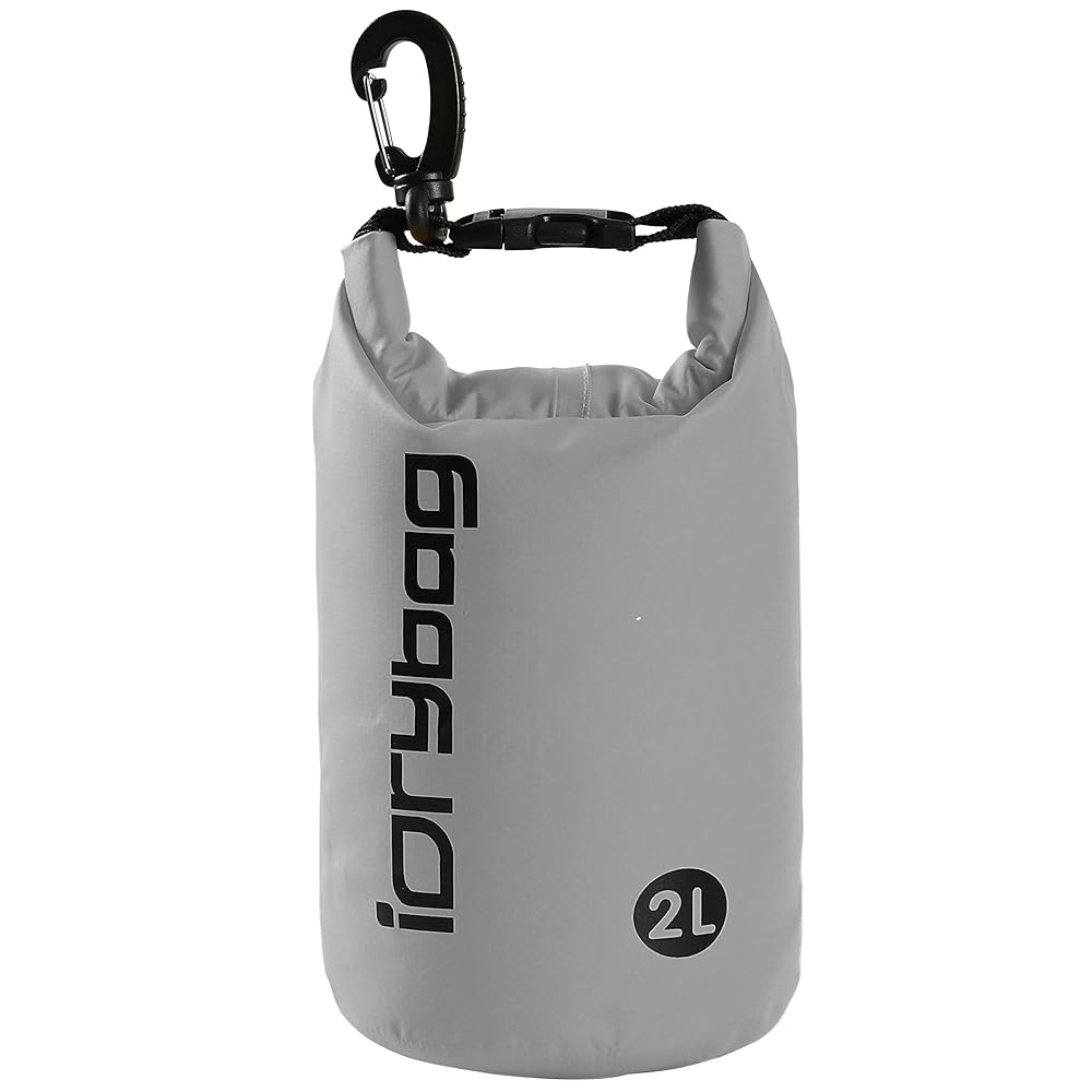 IDRYBAG Dry Bag for Kayaking Waterproof 2L/5L/10L/15L/20L, Small Dry Sack Waterproof Bag for Boating