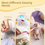 Coquimbo 72 PCS Sewing Machine Thread Kit, 36 Colors Threads with 36 Same Colors Prewound Bobbins, 400 Yard Polyester Sewing Supplies for Hand Sewing DIY & Emergency Home