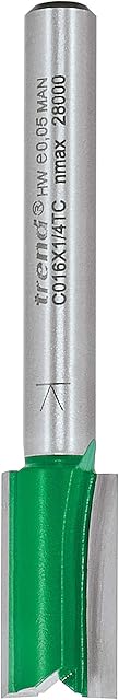 Trend C016X1/4TC 1/4" Shank Straight Router Cutter Bit