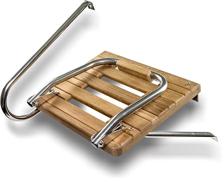 Whitecap Teak Whitecap Industries 60902 Teak Swim Platform - Outboard