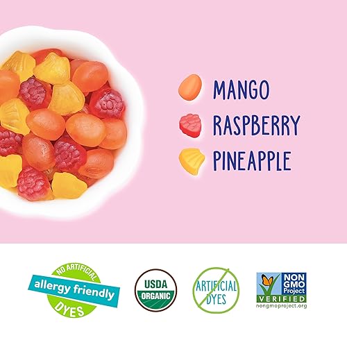 Miniatura 5 de YumEarth Bocadillos orgánicos de frutas tropicales, 0.7 onzas (paquete de 10)