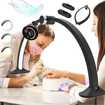 ネイルライト 照明 ハーフムーン ラインストーン付き Amazon.co.jp: 22インチ LED ハーフムーンライト ネイル用 装飾