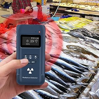 Contador Geiger Monitor de radiação nuclear Alarme de vibração sonora Dosímetro Preciso Sensível Portátil Eletromagnético Raios X Y β Testador de temperatura e umidade Monitoramento em tempo real Dete