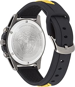 Amazon.com: Versace Greca Action Chrono Collection Luxury Mens
