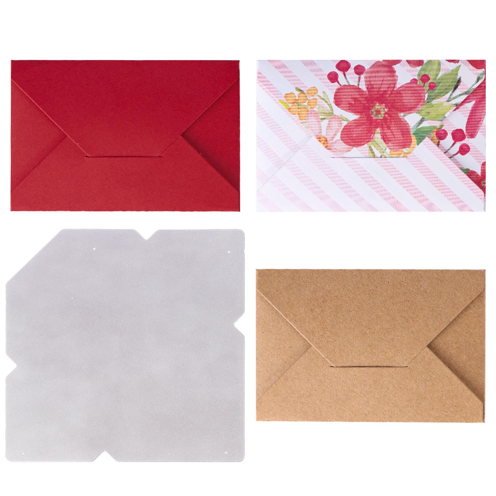 Troqueles Sobre 9x6cm Troqueles Manualidades Bricolaje para Hacer Sobres Pequeños Troqueles Scrapbooking para Tarjeta Felicitación Invitación