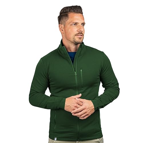 ALPIN LOACKER Merino Jacke Herren, Die Premium Merino Fleecejacke Herren
