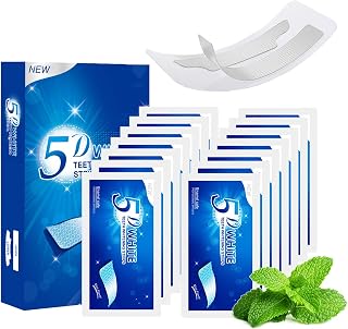 5D Bleaching Strips mit Minze, Set
