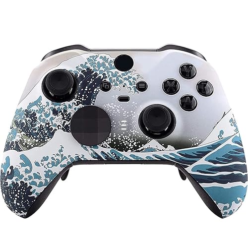 Custom Elite Series 2 Controller Compatible With Xbox One, Xbox Series S, and Xbox Series X (Waves)