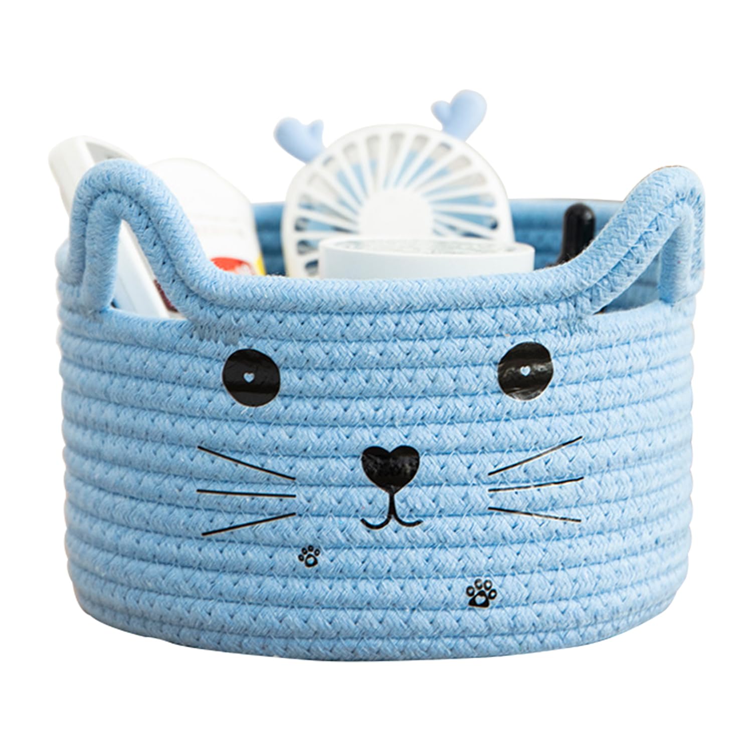 Cestini Portaoggetti Intrecciato in Corda di Cotone,Cesta Giochi Bambini,Cesta Porta Giochi,Cestini Portaoggetti Bambini,Cesto Portaoggetti Intrecciato,Cestino Portaoggetti per Cameretta Salotto