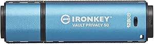 Kingston IronKey Vault Privacy 50 128GB Encrypted USB