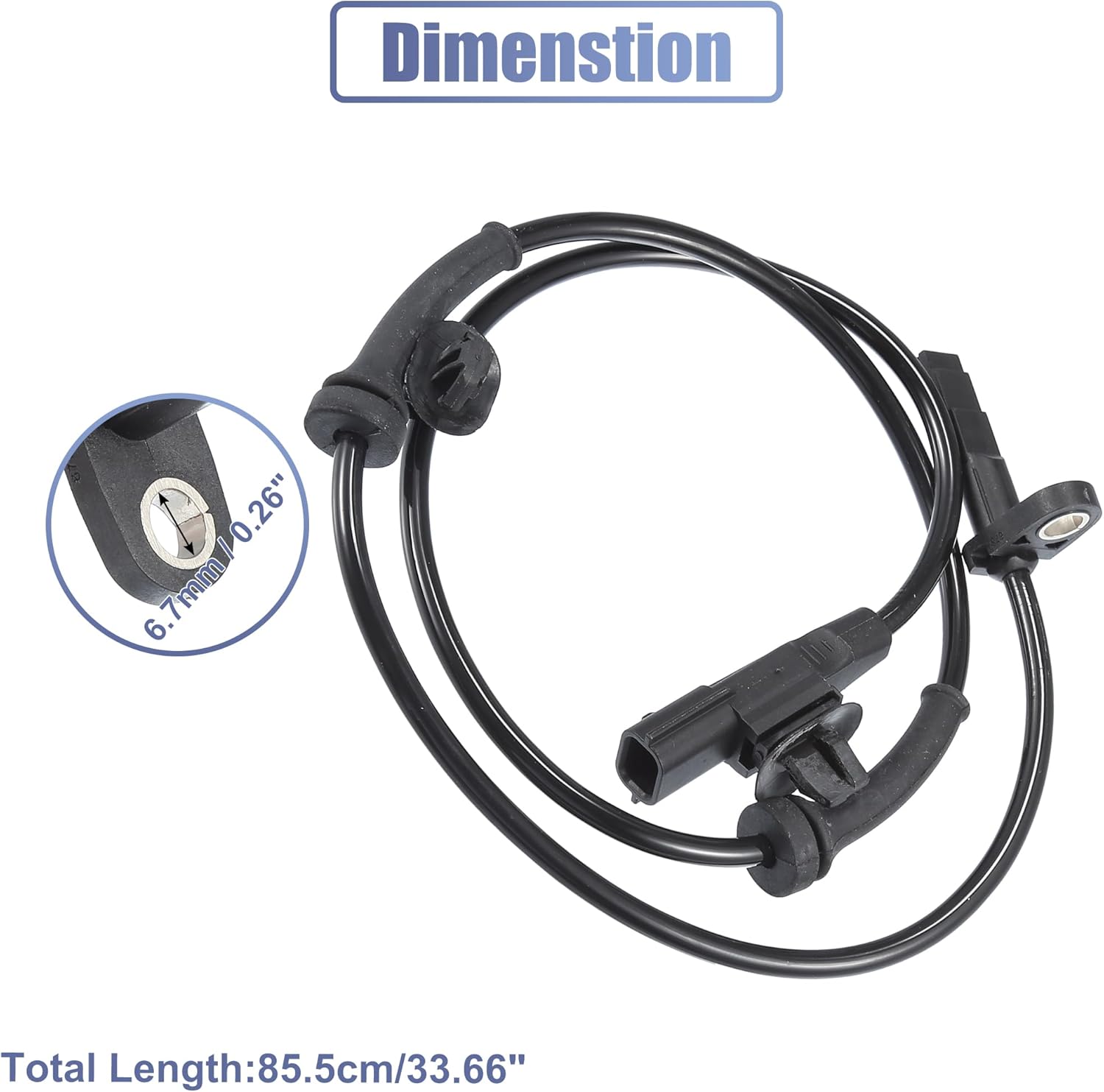 uxcell Front Left Right Car ABS Sensor Wheel Speed Sensor No.479101HA0A Fit for Nissan Versa Note 2014-2019