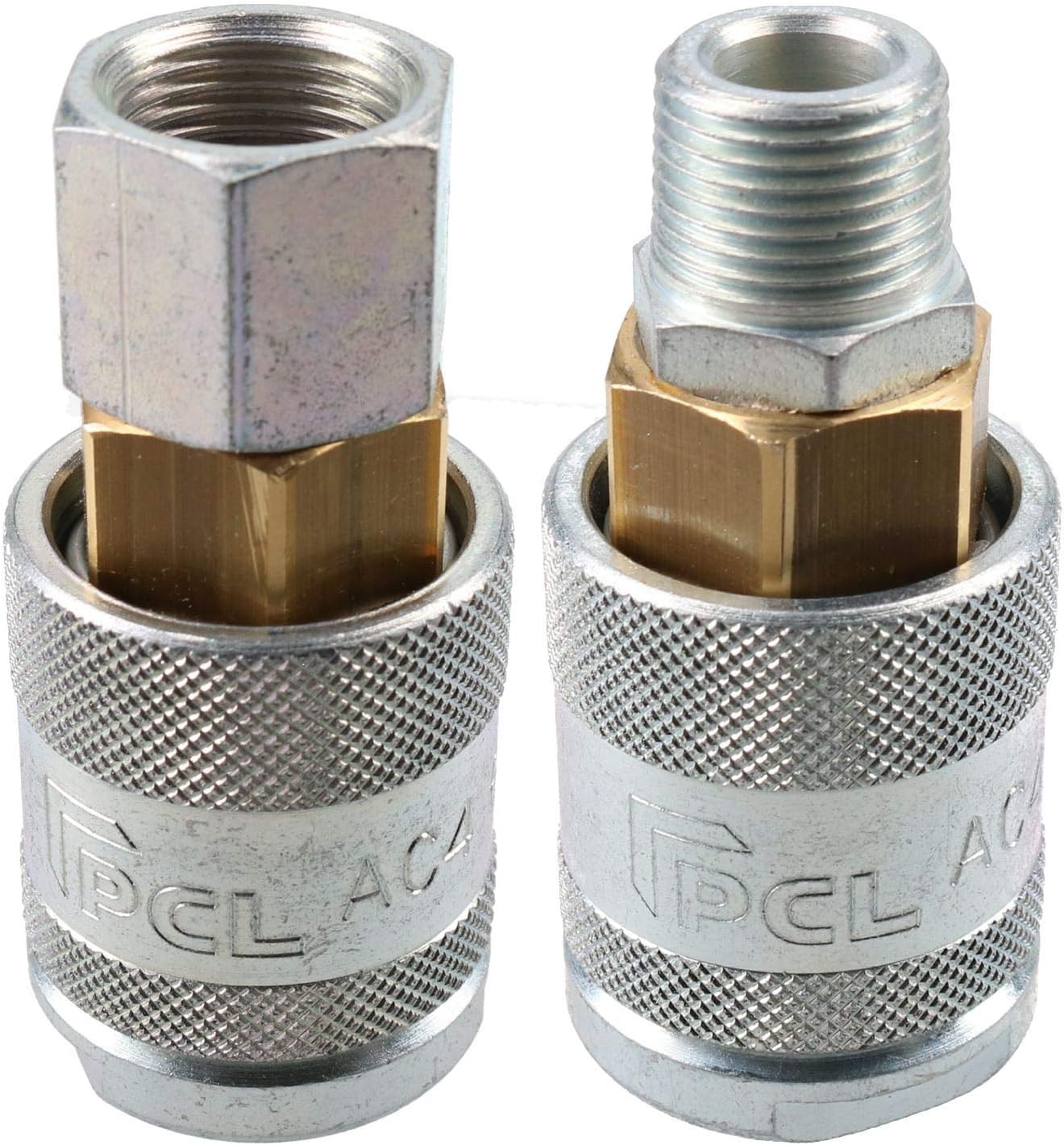 PCL 60 Series Female Coupler Air Fitting Hose 3/8" BSP Male & Female Thread