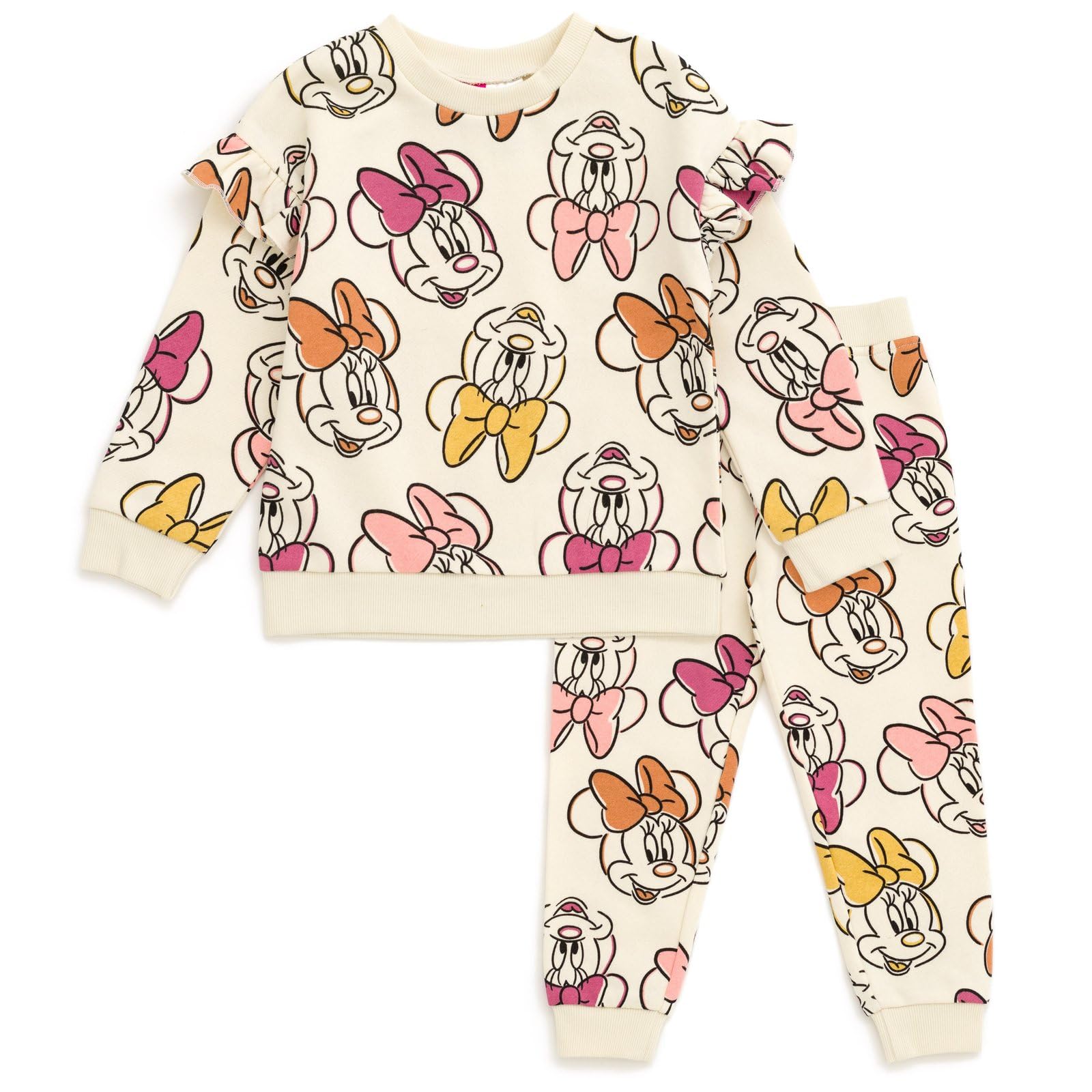 Disney Girls' Fleece Sweatshirt and Pants Set for Baby &amp; Kids