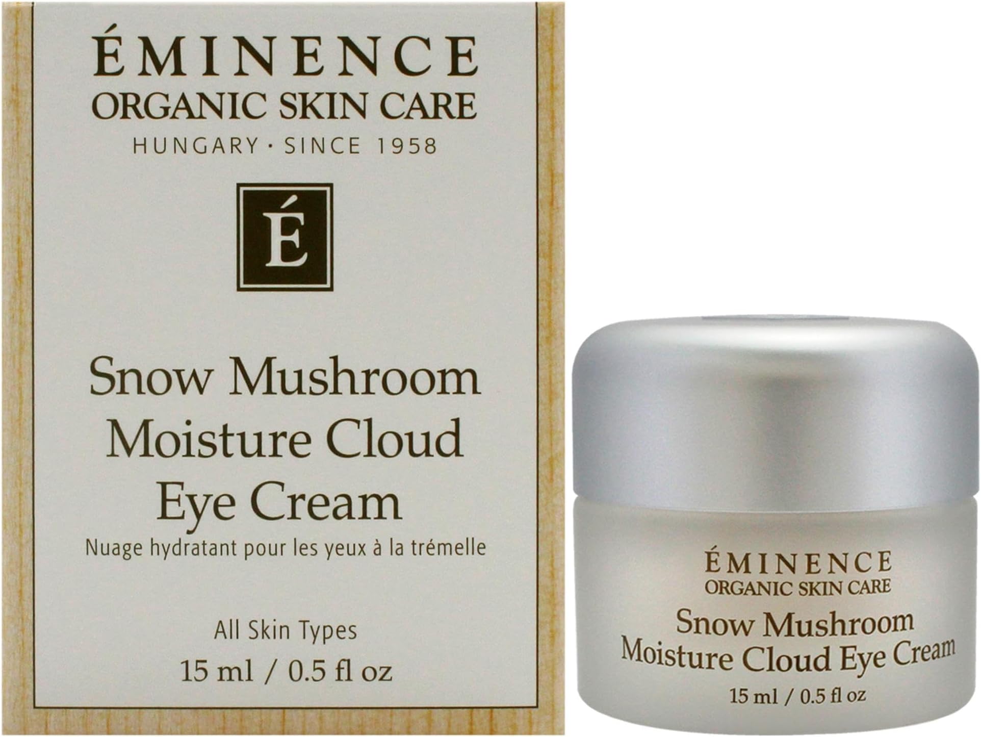 Organic Snow Mushroom Moisture Cloud Eye Cream 0.5 Fl Oz (Pack of 1)