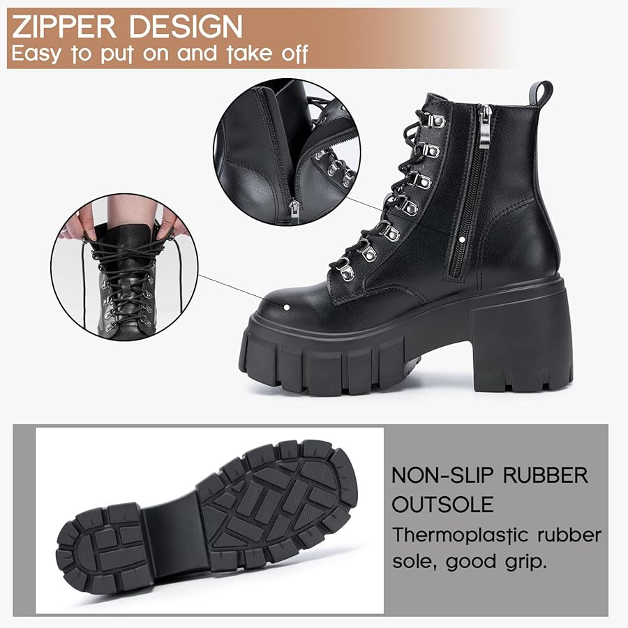 靴 Unknown - lace up design boots gimmick Unknown - lace up design boots gimmick