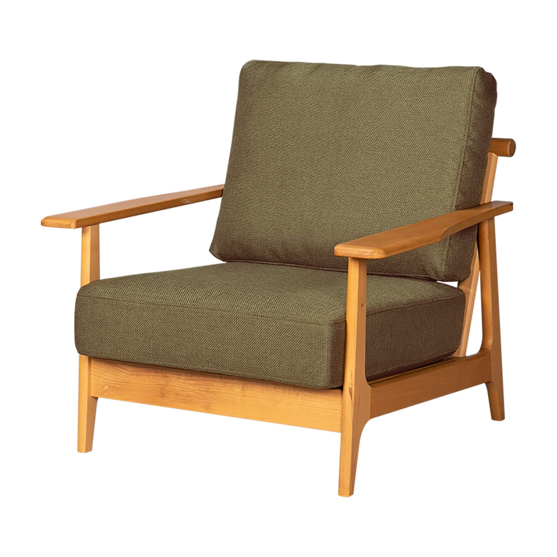 Amazon｜ISSEIKI ソファ 幅80㎝ グリーン ERIS 1P SOFA (NA) (GR) 一人 