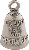 Vista 10 de Guardian Bell Good Luck Bell w/Keyring & Black Velvet Bag Motorcycle Bell Lead-Free Pewter Made in USA