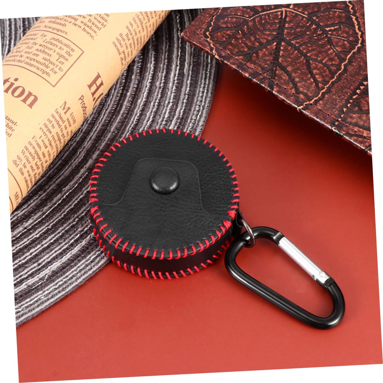 DOITOOL Custodia Per Auricolari in Pelle Da 3 Pezzi Design Vintage Antiurto Comoda E Delicata Sulla Pelle.