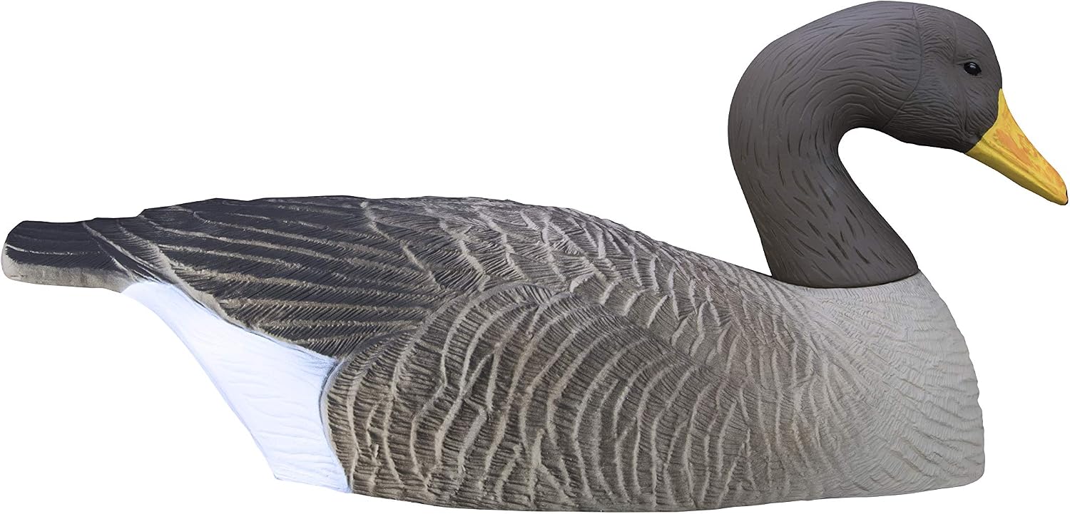 Higdon Outdoors Half Shell Goose Decoys for Waterfowl Hunting | Realistic & Stackable for Optimal Storage | Variety of Sizes and Species: Canada/Specklebelly/Blue/Snow/Sleeper/Full-Size/Magnum | 6pk