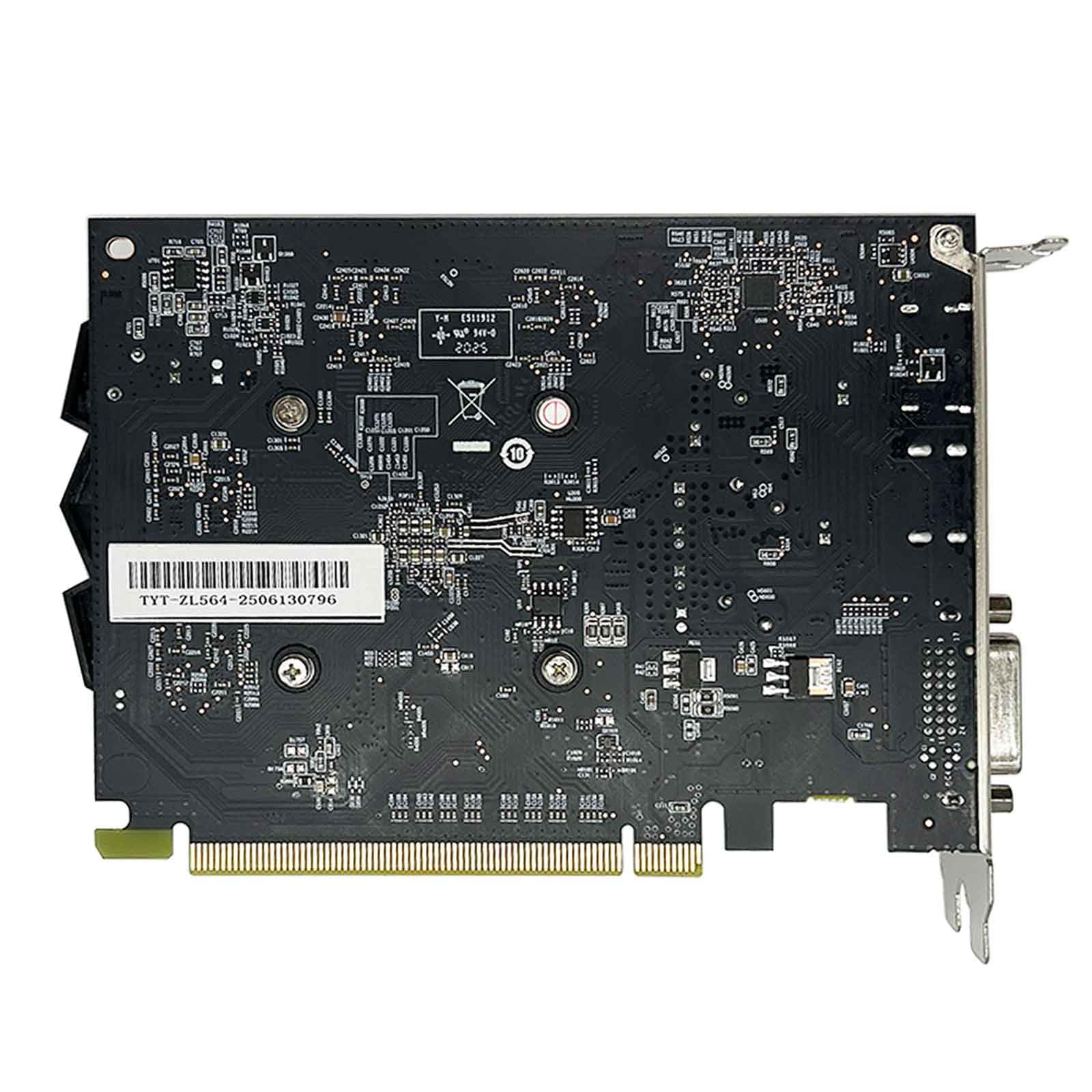 QTHREE Radeon RX 560 Scheda Video, 4GB GDDR5 128-bit, HDMI, DisplayPort, DVI, Scheda Grafica PC, GPU, Video Card, PCI Express x8, DirectX 12