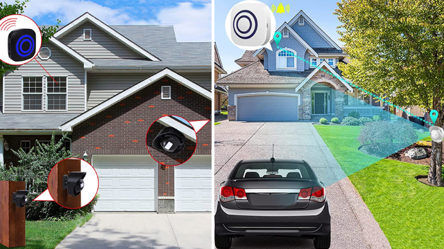 Allarme Wireless SiegenPro Con Sensore Movimento - Per Casa, Ufficio, Garage, Con Campanello E Suonerie - Foto 3