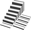 Teling 300 Pcs 1 x 2 Inch Magnetic Label Holders C Channel Shelf Labels Name Card Holders with Protective Films and Replacement Strips for Filing Cabinet, Mailbox, Whiteboard, Locker, Office