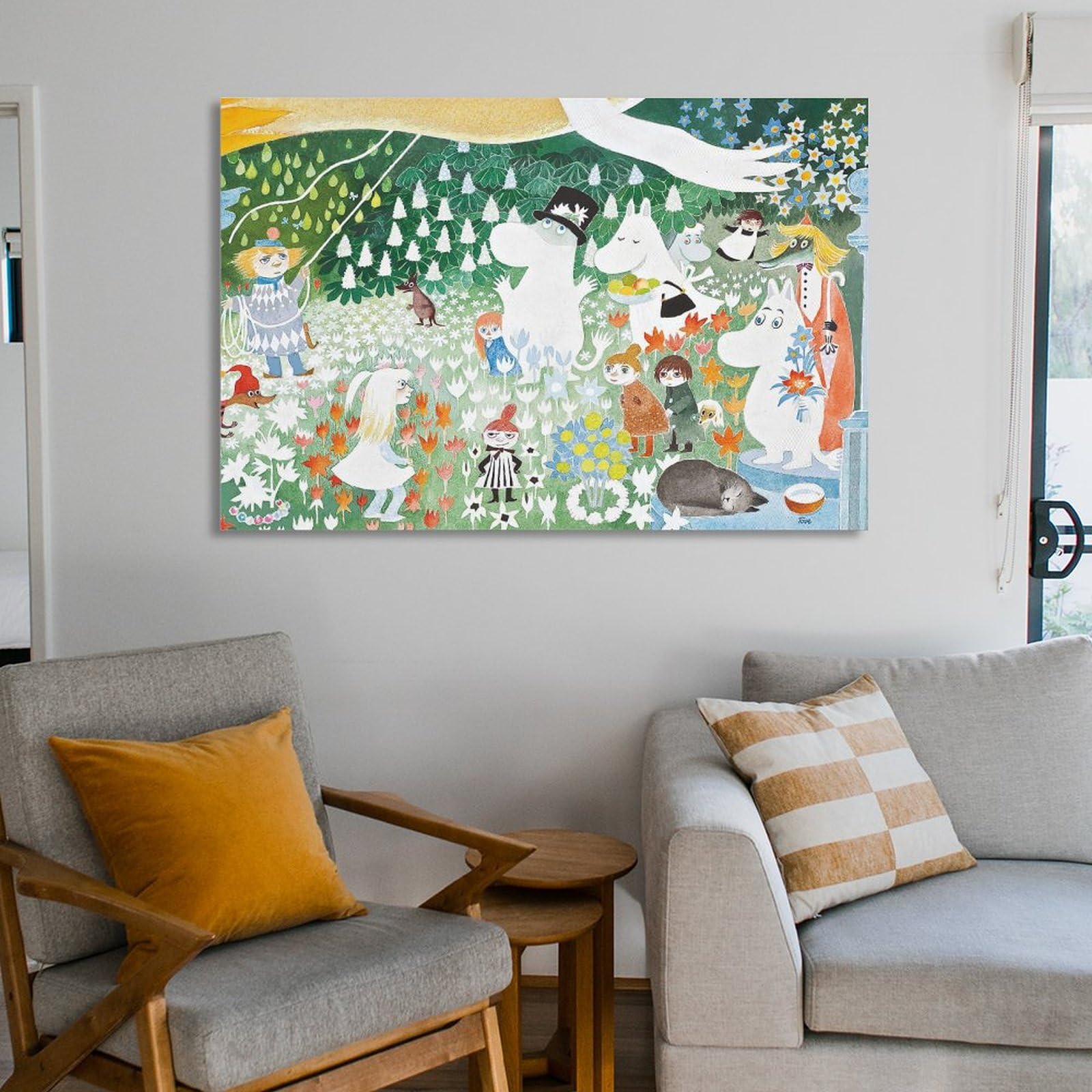 Amazon.co.jp: ムーミン Moomin 油絵 絵画 《デンジャラスジャー