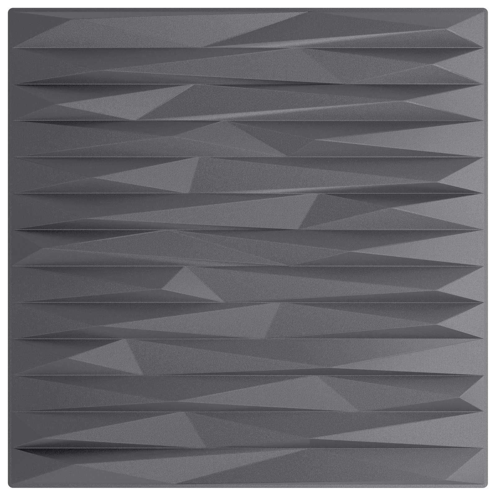 Juego de 12 paneles de pared gris piedra, 50 x 50 cm, espuma XPS 3D, decoración para interiores, dormitorio, salón, pasillo, fácil montaje, revestimiento de pared