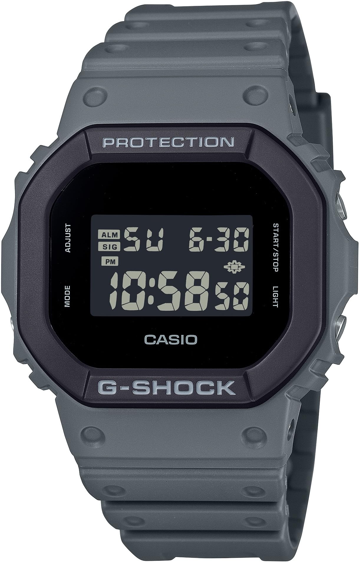 Casio Reloj analógico y Digital para Hombre con Correa de Resina DW-5610UU-8DR