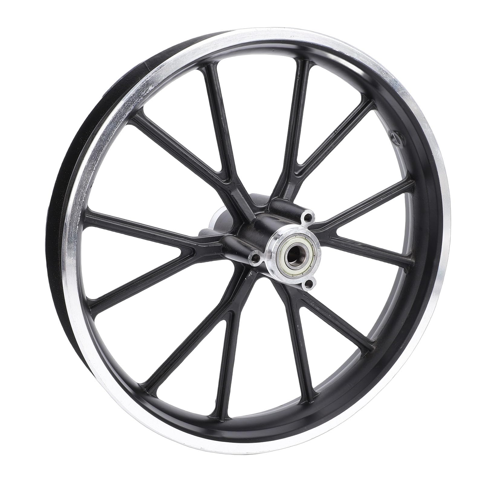 Cerchio in Lega di Alluminio 2.50-10 per Mini Bici Elettrica Pocket Bike Dirt Bike Ruota Posteriore 10 Pollici