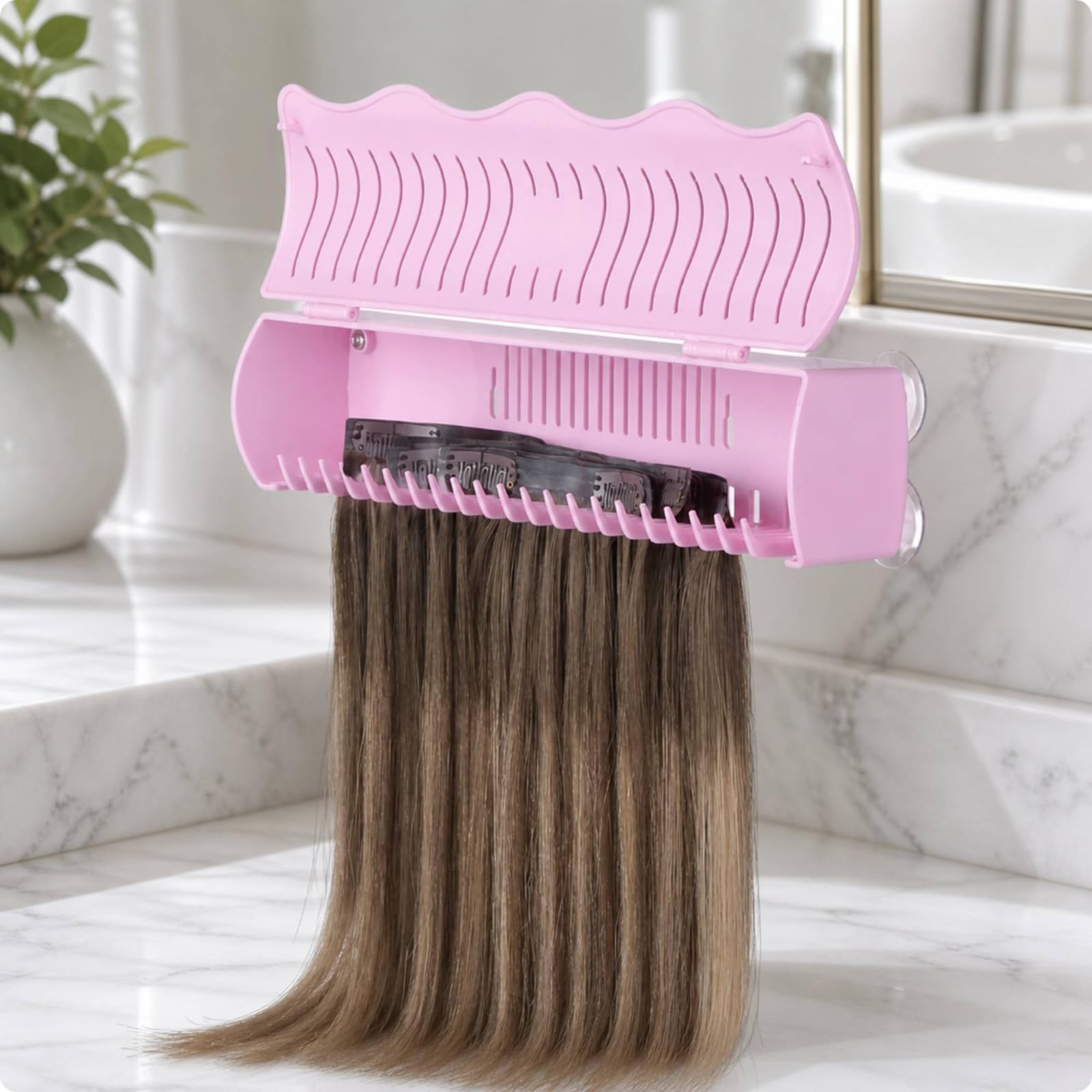 para Pelucas con Pinza, Rosado, color to 1