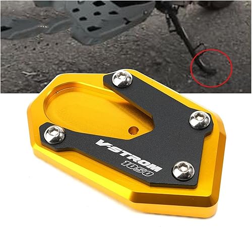 Miniatura 4 de Para Suzuki para V-Strom 1000 2014-2019 para Vstrom 1000XT para V-Strom 1050 Xt 2020 2021 2022 placa de soporte de pie soporte lateral placa de