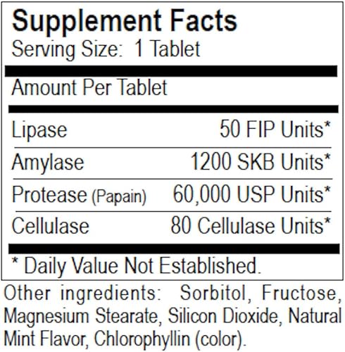 Miniatura 4 de Dialyvite - Complejo enzimático - Masticable - 90 Tabletas